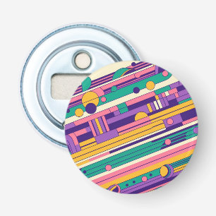 Cool, colourful 80s/90s retro designed bottle opener