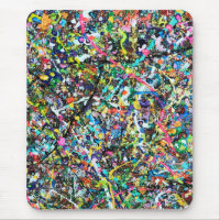 Cool Colourful Abstract Art Paint Splatter Pattern