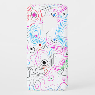 Cool colourful abstract wood grain lines swirls Case-Mate samsung galaxy s9 case