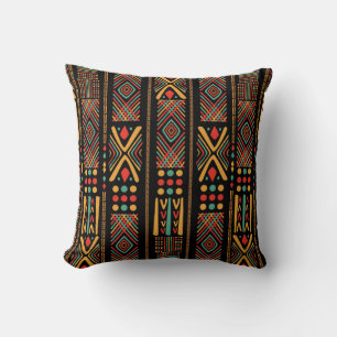 Cool Colourful African Design Pattern Cushion