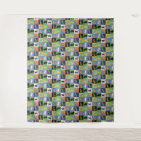 Cool Colourful Cats in Quilt Squares
