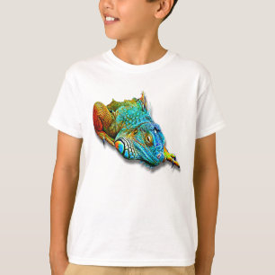 Cool Colourful Cute Lizard Reptile T-Shirt