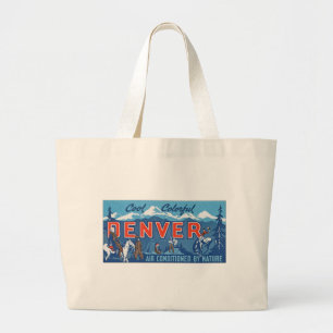 Cool Colourful Denver Large Tote Bag