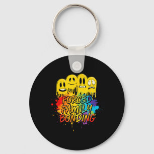 Cool Colourful Forced Family Bonding Speech Costum Key Ring
