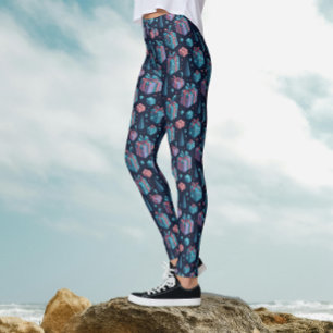 Cool Colourful Gifts Christmas Pattern   Leggings