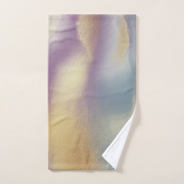 Cool Colourful Gold Touch Bath Towel Set (Hand Towel)