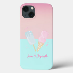 Cool Colourful Ice Cream Cones Love Case-Mate iPhone Case