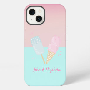 Cool Colourful Ice Cream Cones Love iPhone 13 Case