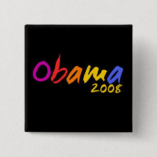 Cool Colourful Obama 2008 Buttons