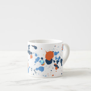 Cool Colourful Paint Splatter Espresso Cup