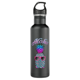 Cool Colourful Pineapple Hawaiian Aloha  710 Ml Water Bottle