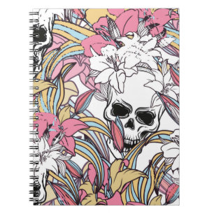 Cool colourful seamless Vintage pattern background Notebook
