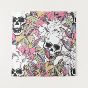 Cool colourful seamless Vintage pattern background Tapestry