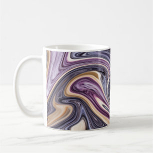 Cool Colourful Simulated Acrylic Swirling Coffee Mug