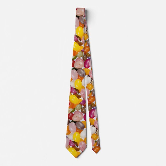 Cool colourful sweet Easter Jelly Beans Candy Tie (Front)