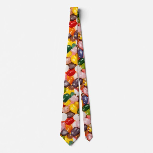 Cool colourful sweet Easter Jelly Beans Candy Tie (Front)