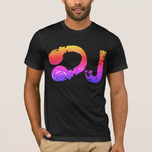 cool & colourful tee_stamp for the DJ T-Shirt
