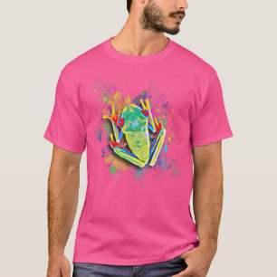 Cool Colourful Tree Frog Gear For T-Shirt