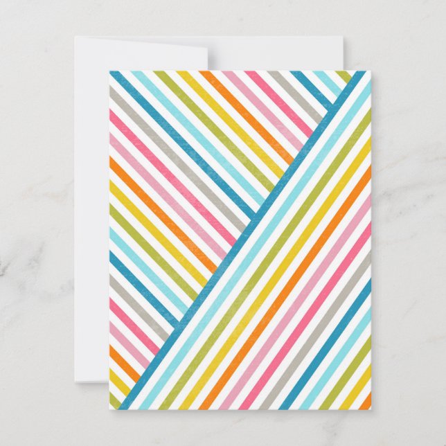 Cool colourful trendy two ways across stripes (Front)