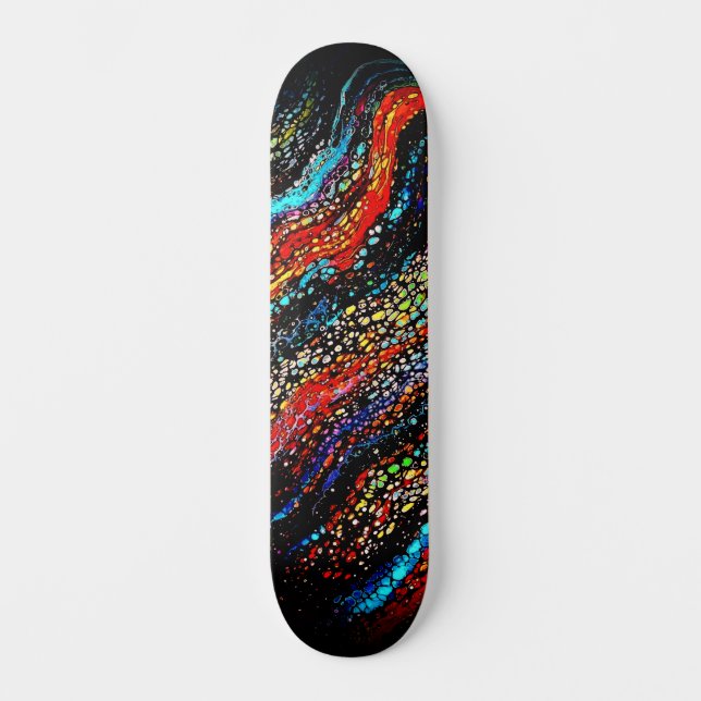 Cool Colourful Urban Abstract Street Art Inspired  Skateboard (Front)