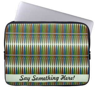 Cool Colourful Writing Pens Design Art Laptop Sleeve