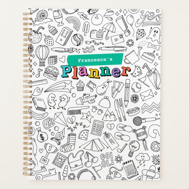 Cool Colouring Planner (Front)