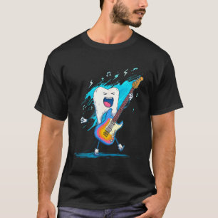 Cool colours and rocking tooth with electric guita T-Shirt