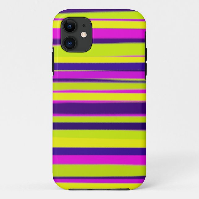 Cool colours modern stripes graphic art Case-Mate iPhone case (Back)