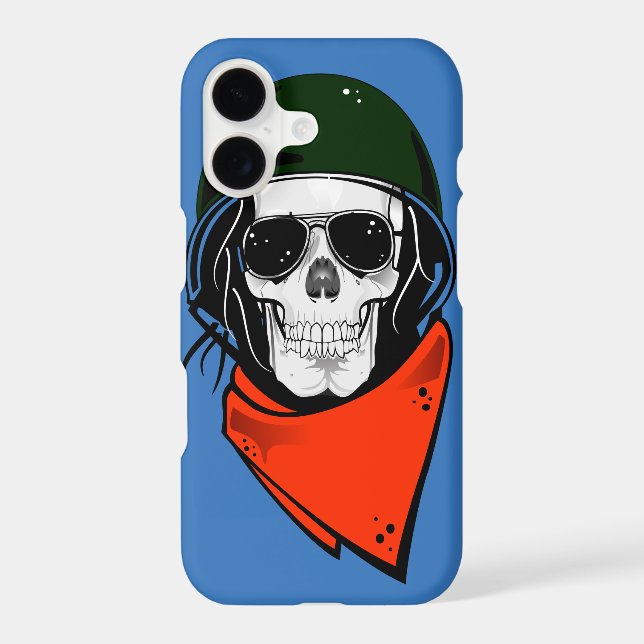 Cool Combat Skull (Back)