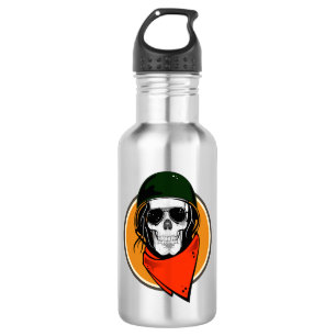 Cool Combat Skull 532 Ml Water Bottle