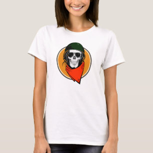 Cool Combat Skull T-Shirt