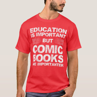 Cool Comic Book Art For Men Women Comic Book Carto T-Shirt