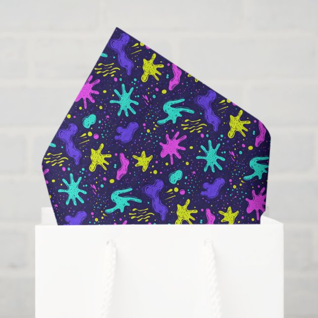 Cool comic graffiti tiled pattern  tissue paper (Gift Bag)