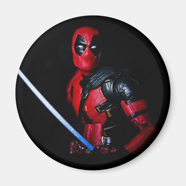 Cool Comic Toy Photography Magnet (Front)