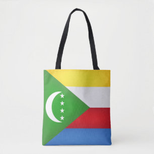 Cool Comoros Flag Fashion Tote Bag