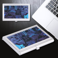 Cool Computer Circuit Board Blue