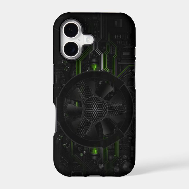 Cool Computer Core - Tech Case-Mate iPhone Case (Back)