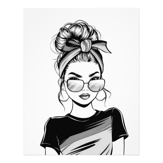 Cool Confidence Photo Print (Front)