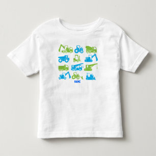 Cool Construction Transport Machines Equipment Toddler T-Shirt