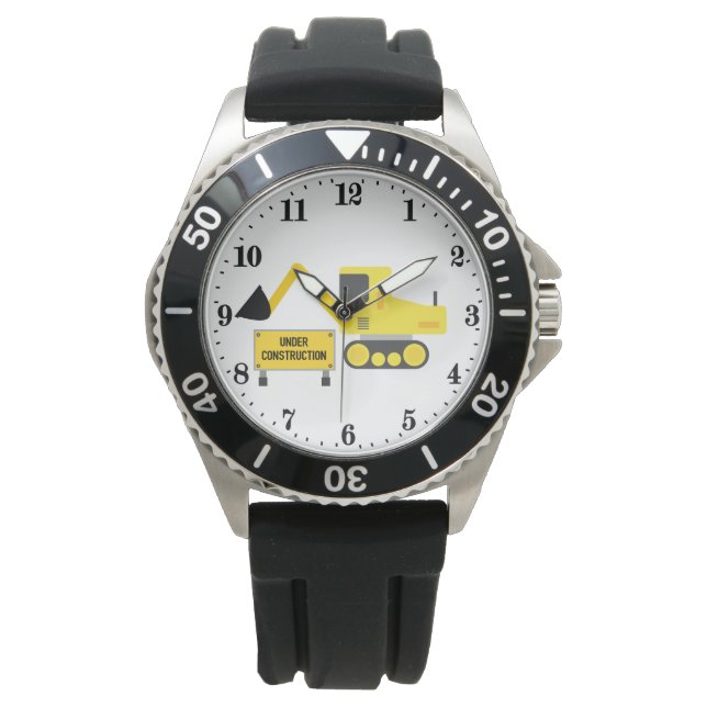 cool construction workers work watch (Front)