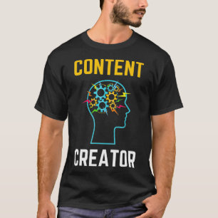 Cool Content Creator Producer  T-Shirt