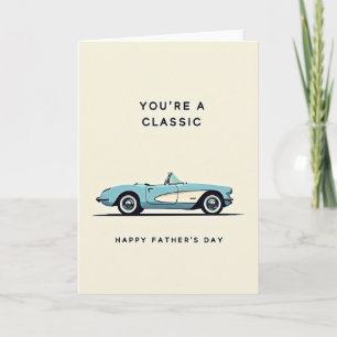 Cool Convertible Fathers Day Card