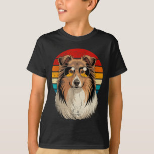 Cool cool sheltie mom dad gift vintage dog owners T-Shirt