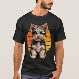 Cool cool yorkipoo mom dad gift vintage dog owners T-Shirt