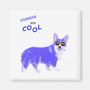 Cool Corgi Magnet