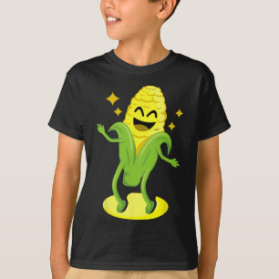 Cool Corn Art Men Women Farmer Dancing Corn On Cob T-Shirt