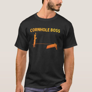 Cool Cornhole Art For Men Women Corn Hole Team Pla T-Shirt