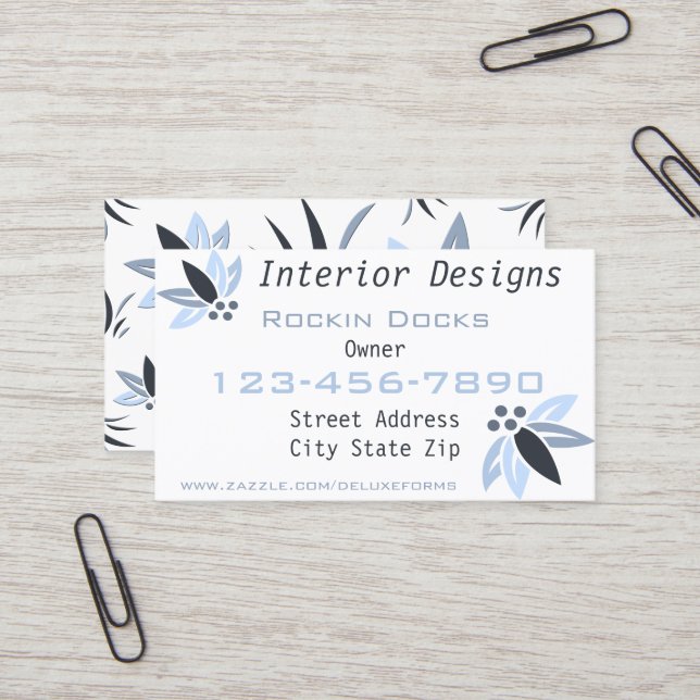 Cool Corporate Business Card (Front/Back In Situ)