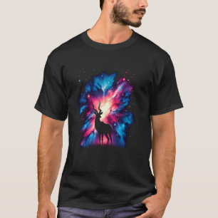 Cool Cosmic Eland Galaxy Graphic Space Art T-Shirt