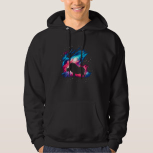 Cool Cosmic Warthog Galaxy Graphic Space Art Hoodie